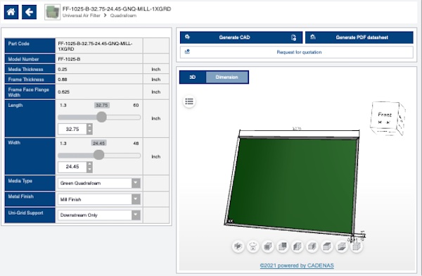 Understand Your Options with 3D CAD Filter Design Tools - Universal Air ...